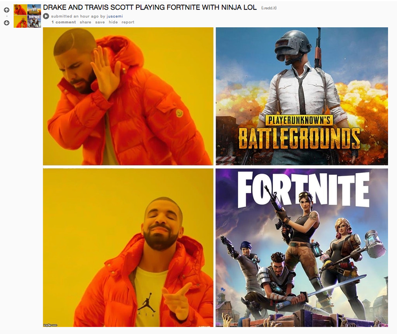 Illustration for article titled The Internet Reacts To Ninja's Fortnite Stream With Drake